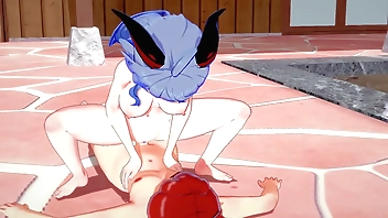 GEnshin Impact Hemtai 3D - Ganyu Sex boobjob and Cowgirl x Diluc [Uncensored 3D Hentai] - Anime Manga Game Asian Japanese Porn