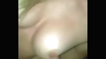 Creampie by Young step son of a 40 years old blonde