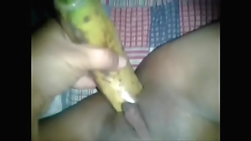 Desi girl  banana sex