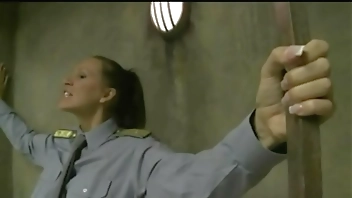 MILF Prison Guard and Teen Prisoner with Oldmen