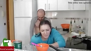 Hot Wife Fuck Hard by Husband- Latest Kitchen Sex