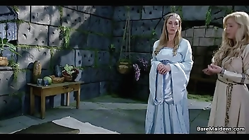 Lady Tanya and her maid - BAREMAIDENS - Tanya Tate & Cherie Deville