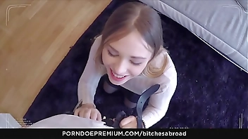 BITCHES ABROAD - Hot Russian tourist teen Selvaggia enjoys banging foreign cock