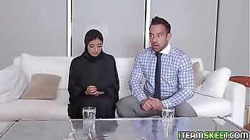 Hot Muslim teen getting fuck doggystyle