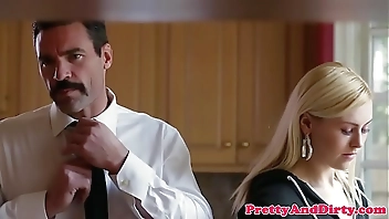 Gorgeous babe seduces her stepdaddy