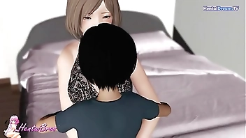 i fuck my cute sexy friend 3d