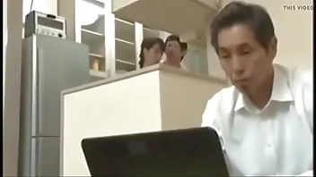 Japanese Asian step Mom Cheating with her Young