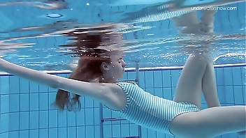 Anna Netrebko skinny tiny teen underwater