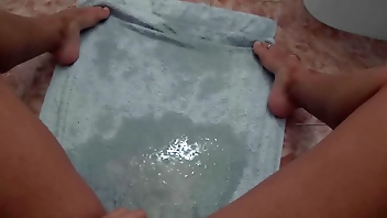 I urinate on a towel