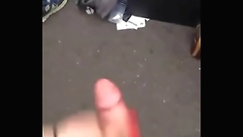 public handjob finish with cumshot