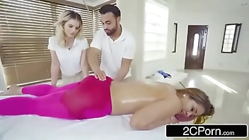 Client Needs More Than A Massage - Bella Rose, Miss Raquel