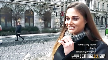 Cathy Heaven Squirts All Over our Public Sex Truck