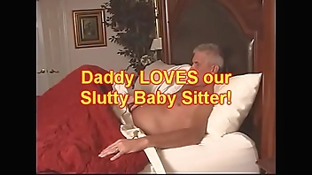 Daddy eats BabySitters CREAM PIE