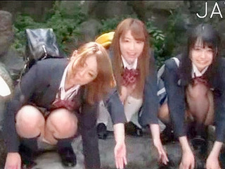 Nippon FFM threesome gettin' dicked by dirty KINKY asian TOKYO horny.