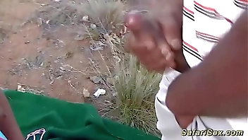 massive facial on a african babe