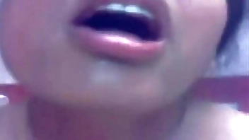 desi girl small pussy licking masturbation cum