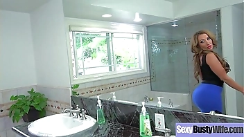 Hard Style Sex Action On Cam Wtih Slut Busty Wife (Richelle Ryan) vid-21