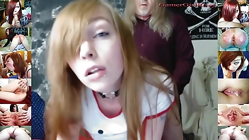 GamerGirlRoxy in Old & Young Deepthroat Creampie Cam-show!