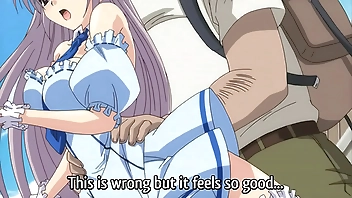 Busty Teen Likes Being Touched by a Stranger in Public - Hentai [Subtitled]