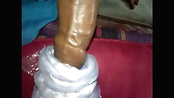 Hot indian young boy with big dick masturbation homemade pussy part 1