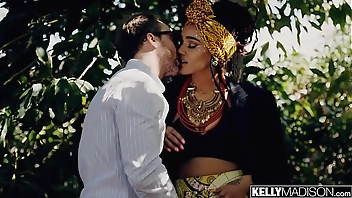 Ebony Babe Julie Kay Takes White Cock in Her Black Ass