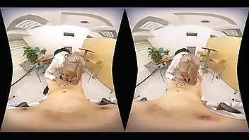 Beautiful erotic office lady Japanese VR Porn