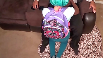 Getting A Kneeling POV Blowjob Cumshot And Sex From My Step Daughter After Failing Class, Cute Busty Student Sheisnovember Giving Fellatio To Step Dad After He Caught Her Skipping, Then Hardcore Riding His Big Cock Cowgirl, Taboo Sex By Msnovember