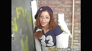 Frankie sucks and fucks black dick in a public place