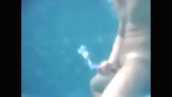 Huge Underwater Cum