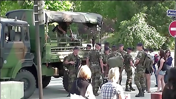 Eiffel Tower extreme PUBLIC sex threesome orgy