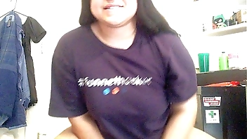 Almost Caught Squirting On The Phone