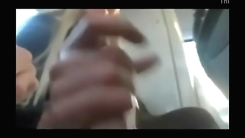 Woman jacking off omnibos until the guy comes