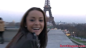 Pickedup french babe interracial buttfucked