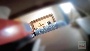 Hidden camera: my best friend's little let me cum inside her. Says: I've never felt a dick like this, take off the condom